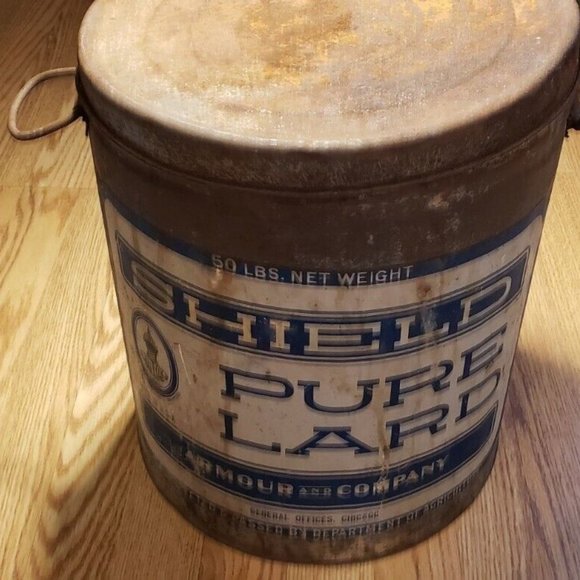 Armour and Company Other Vintage Shield Pure Lard Container With